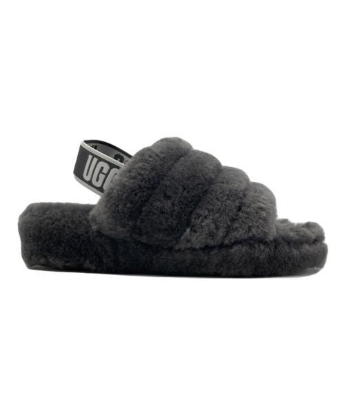 UGG（アグ）UGG (アグ) SUPER FLUFF SLIPPER グレー サイズ:SIZE 23cmの古着・服飾アイテム