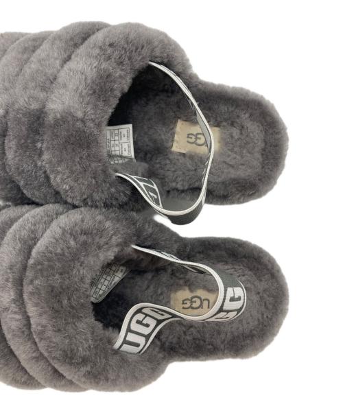 UGG（アグ）UGG (アグ) SUPER FLUFF SLIPPER グレー サイズ:SIZE 23cmの古着・服飾アイテム