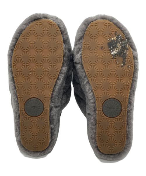 UGG（アグ）UGG (アグ) SUPER FLUFF SLIPPER グレー サイズ:SIZE 23cmの古着・服飾アイテム