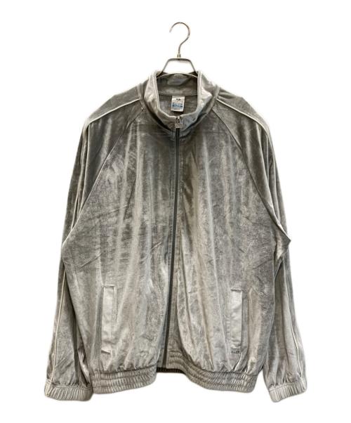 PROCLUB（プロクラブ）PROCLUB (プロクラブ) VELOUR TRACK JACKET シルバー サイズ:３XLの古着・服飾アイテム