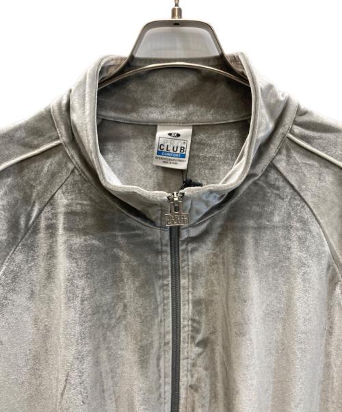PROCLUB（プロクラブ）PROCLUB (プロクラブ) VELOUR TRACK JACKET シルバー サイズ:３XLの古着・服飾アイテム