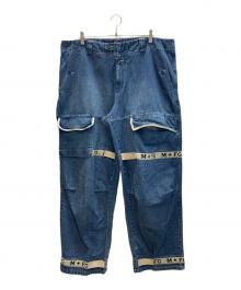 MARITHE+FRANCOIS GIRBAUD（マリテフランソワジルボー）の古着「シャトルパンツ」｜インディゴ