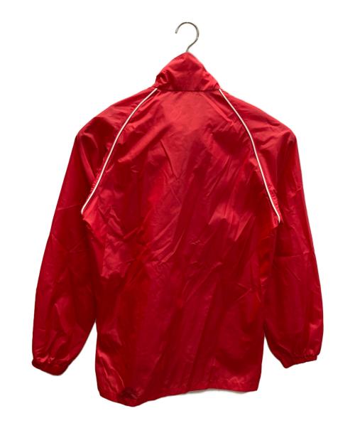 adidas（アディダス）adidas (アディダス) 80s ナイロンジャケット レッド サイズ:Lの古着・服飾アイテム