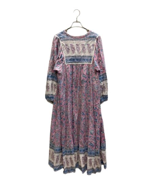 TADO（タド）TADO (タド) miyako takayama (ミヤコタカヤマ) 花柄ワンピース ピンク サイズ:FREEの古着・服飾アイテム