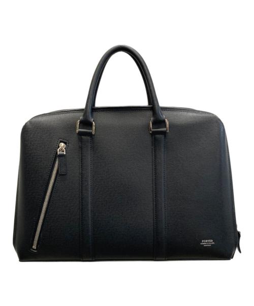 PORTER（ポーター）PORTER (ポーター) AVENUE COLOR BRIEFCASE ブラックの古着・服飾アイテム