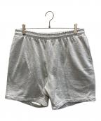 LOS ANGELES APPARELロサンゼルスアパレル）の古着「14oz スウェットハーフパンツ」｜グレー