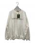 A BATHING APE（ア ベイシング エイプ）の古着「LOGO RELAXED FIT CREWNECK SWEAT SHIRT」｜ベージュ