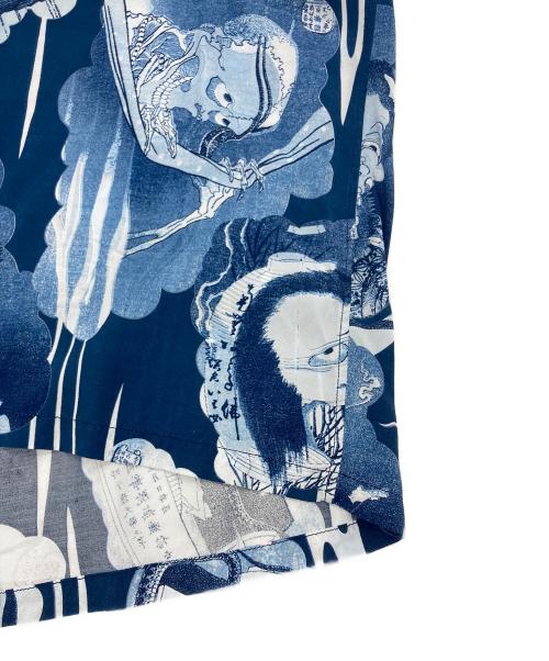 Sun Surf SPECIAL EDITION（サンサーフ・スペシャルエディション）Sun Surf SPECIAL EDITION (サンサーフ・スペシャルエディション) 葛飾北斎 (カツシカホクサイ) 百物語 アロハシャツ ネイビー サイズ:XXLの古着・服飾アイテム