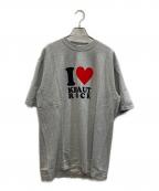 UNDERCOVERアンダーカバー）の古着「I LOVE KRAUT ROCK TEE」｜グレー