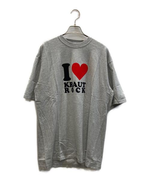 UNDERCOVER（アンダーカバー）UNDERCOVER (アンダーカバー) I LOVE KRAUT ROCK TEE グレー サイズ:SIZE 5の古着・服飾アイテム