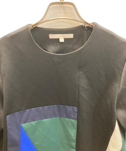 UN3D.（アンスリード）UN3D. (アンスリード) マルチカラーライン Tシャツ ブラック サイズ:FREEの古着・服飾アイテム