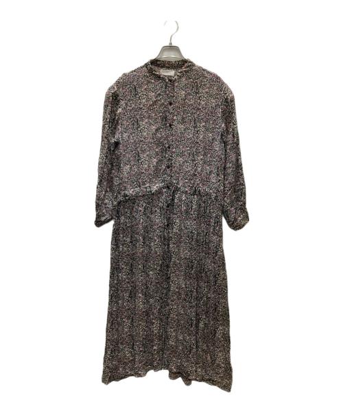 SOIL（ソイル）SOIL (ソイル) レーヨン花柄ワンピース ブラック サイズ:SIZE Freeの古着・服飾アイテム