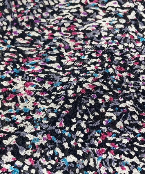 SOIL（ソイル）SOIL (ソイル) レーヨン花柄ワンピース ブラック サイズ:SIZE Freeの古着・服飾アイテム