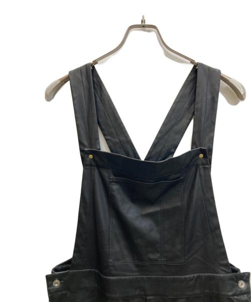 MAISON SPECIAL（メゾンスペシャル）MAISON SPECIAL (メゾンスペシャル) マルチファブリックオーバーオール ブラック サイズ:01の古着・服飾アイテム