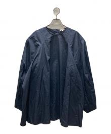 ENFOLD（エンフォルド）の古着「スピンタイプライター Aラインプルオーバー」｜ネイビー