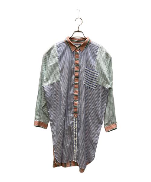 PAUL SMITH（ポールスミス）PAUL SMITH (ポールスミス) ストライプロングシャツ マルチカラー サイズ:SIZE Lの古着・服飾アイテム