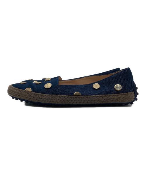 TOD'S（トッズ）TOD'S (トッズ) ドライビングシューズ ネイビー サイズ:39の古着・服飾アイテム
