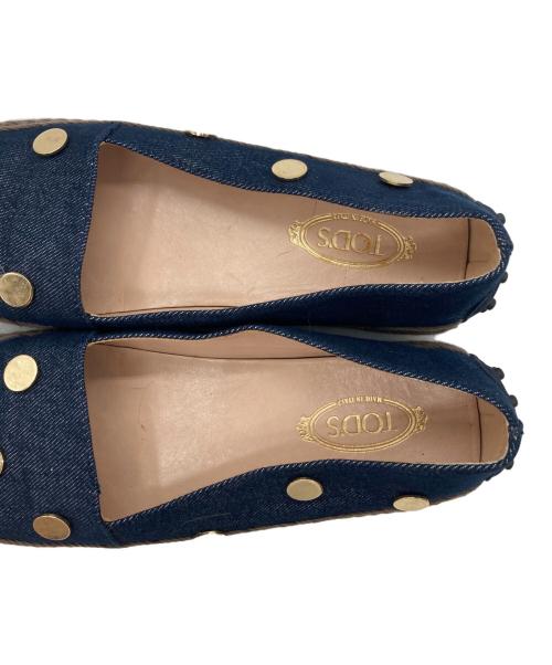 TOD'S（トッズ）TOD'S (トッズ) ドライビングシューズ ネイビー サイズ:39の古着・服飾アイテム