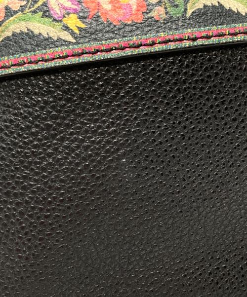 ETRO（エトロ）ETRO (エトロ) 花柄ミニリュック ブラックの古着・服飾アイテム