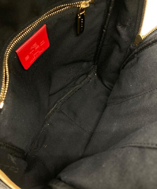 ETRO（エトロ）ETRO (エトロ) 花柄ミニリュック ブラックの古着・服飾アイテム