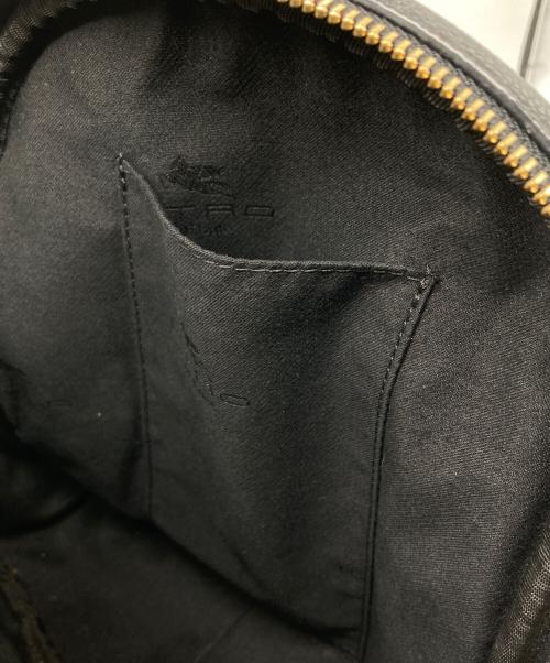 ETRO（エトロ）ETRO (エトロ) 花柄ミニリュック ブラックの古着・服飾アイテム