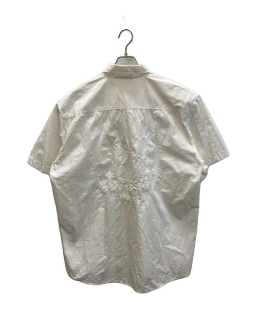 CarHartt（カーハート）CarHartt (カーハート) CIVILIST LOGO POCKET S/S SHIRT / シビリスト ロゴ ポケット S/S シャツ ベージュ サイズ:XLの古着・服飾アイテム