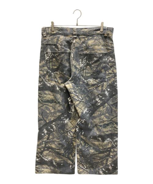 Jaded London（ジェイデッドロンドン）Jaded London (ジェイデッドロンドン) Camo COLOSSUS JEANS / カモ コロッサス ジーンズ カーキ×グレー サイズ:34の古着・服飾アイテム