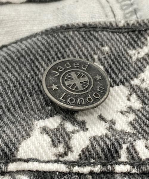 Jaded London（ジェイデッドロンドン）Jaded London (ジェイデッドロンドン) Camo COLOSSUS JEANS / カモ コロッサス ジーンズ カーキ×グレー サイズ:34の古着・服飾アイテム