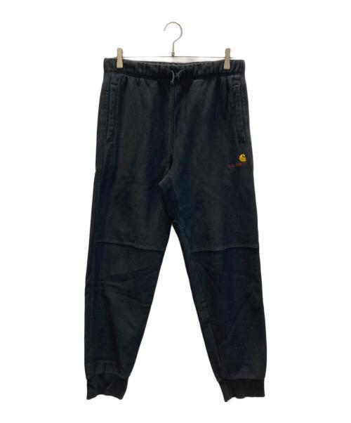CarHartt（カーハート）CarHartt (カーハート) AMERICAN SCRIPT JOGGING PANT / アメリカン スクリプト ジョギング パンツ ブラック サイズ:SIZE Mの古着・服飾アイテム