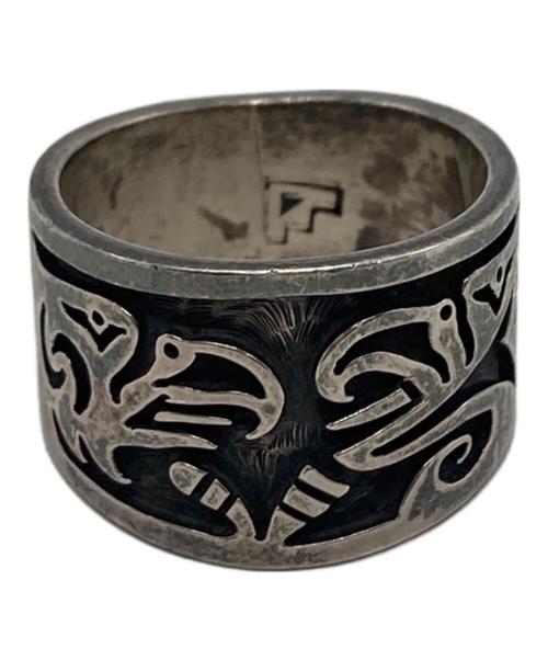 ホピ族（ホピゾク）ホピ族 (ホピゾク) インディアンジュエリー リング サイズ:19号の古着・服飾アイテム