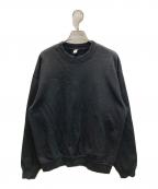 LOS ANGELES APPARELロサンゼルスアパレル）の古着「14oz ヘビークルーネックスウェット」｜ブラック