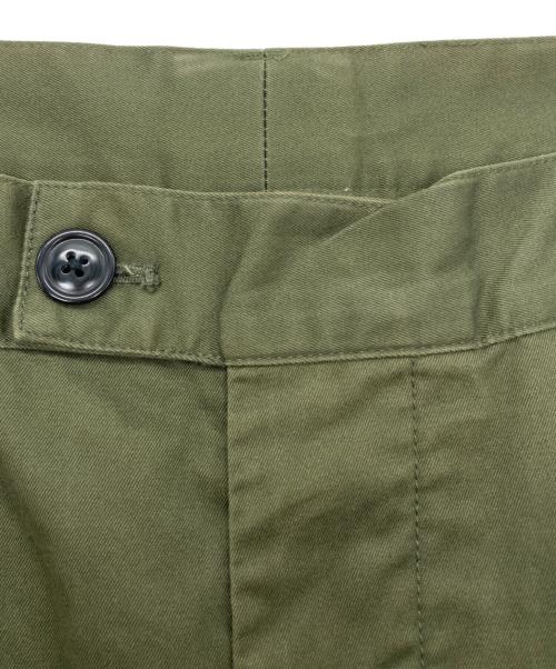 maison kitsune（メゾンキツネ）maison kitsune (メゾンキツネ) Barbour (バブアー) カーゴパンツ オリーブ サイズ:SIZE 96cmの古着・服飾アイテム