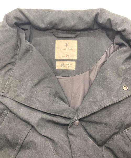 Snow peak（スノーピーク）Snow peak (スノーピーク) TAKIBI Down Jacket ブラック サイズ:Lの古着・服飾アイテム