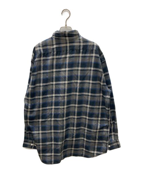 THE NORTH FACE（ザ ノース フェイス）THE NORTH FACE (ザ ノース フェイス) L/S FROSTFORGE FLANNELSHIRT フランネルシャツ グレー×ブルー サイズ:Mの古着・服飾アイテム