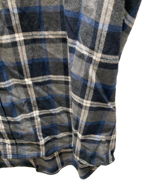 THE NORTH FACE（ザ ノース フェイス）THE NORTH FACE (ザ ノース フェイス) L/S FROSTFORGE FLANNELSHIRT フランネルシャツ グレー×ブルー サイズ:Mの古着・服飾アイテム