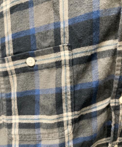 THE NORTH FACE（ザ ノース フェイス）THE NORTH FACE (ザ ノース フェイス) L/S FROSTFORGE FLANNELSHIRT フランネルシャツ グレー×ブルー サイズ:Mの古着・服飾アイテム