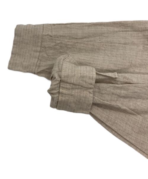 YAECA（ヤエカ）YAECA (ヤエカ) コットンリネンワンピース ベージュ サイズ:SIZE Sの古着・服飾アイテム