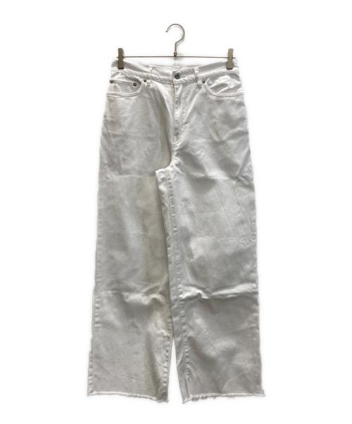 Spick and Span（スピック＆スパン）Spick and Span (スピックアンドスパン) ガーメントダイルーズフィットパンツ ホワイト サイズ:Ｍの古着・服飾アイテム