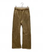 DEUXIEME CLASSEドゥーズィエム クラス）の古着「Prime wool フリースパンツ」｜ブラウン