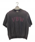 BLURHMS×DRESSTERIORブラームス×ドレステリア）の古着「別注半袖スウェット」｜ブラウン