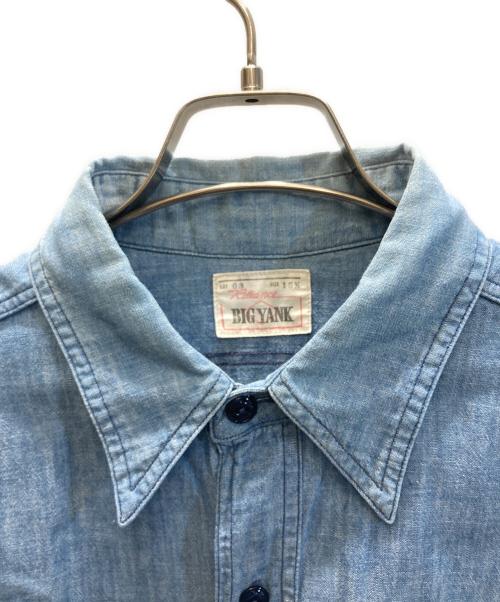 BIG YANK（ビッグヤンク）BIG YANK (ビッグヤンク) 1942 MODEL ORIGINAL シャンブレーシャツ インディゴ サイズ:SIZE 15 1/2の古着・服飾アイテム