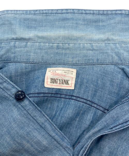 BIG YANK（ビッグヤンク）BIG YANK (ビッグヤンク) 1942 MODEL ORIGINAL シャンブレーシャツ インディゴ サイズ:SIZE 15 1/2の古着・服飾アイテム