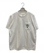 South2 West8サウスツー ウエストエイト）の古着「S/S Round Pocket Tee（SSラウンドポケットティー）」｜ホワイト