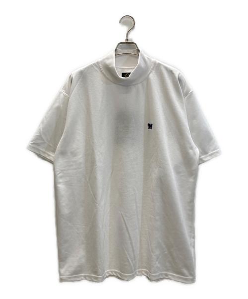 Needles（ニードルズ）Needles (ニードルズ) S/S Mock Neck Tee - PE/C Jerseyモックネックティー ホワイト サイズ:SIZE Lの古着・服飾アイテム