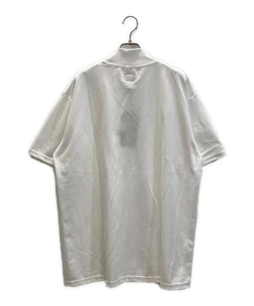 Needles（ニードルズ）Needles (ニードルズ) S/S Mock Neck Tee - PE/C Jerseyモックネックティー ホワイト サイズ:SIZE Lの古着・服飾アイテム