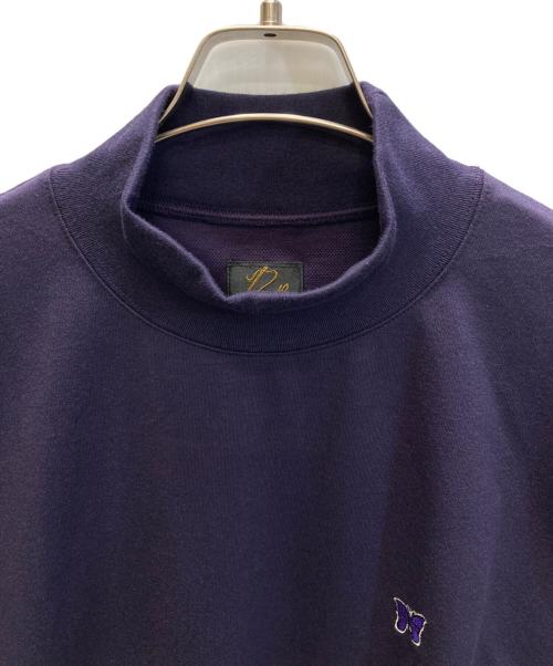 Needles（ニードルズ）Needles (ニードルズ) S/S Mock Neck Tee - PE/C Jersey / モックネックティー パープル サイズ:SIZE Lの古着・服飾アイテム