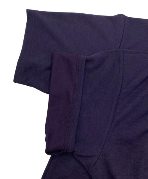 Needles（ニードルズ）Needles (ニードルズ) S/S Mock Neck Tee - PE/C Jersey / モックネックティー パープル サイズ:SIZE Lの古着・服飾アイテム