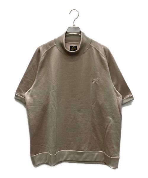 Needles（ニードルズ）Needles (ニードルズ) S/S Mock Neck Tee - C/PE BRIGHT JERSEY / モックネックティー ベージュ サイズ:SIZE Lの古着・服飾アイテム