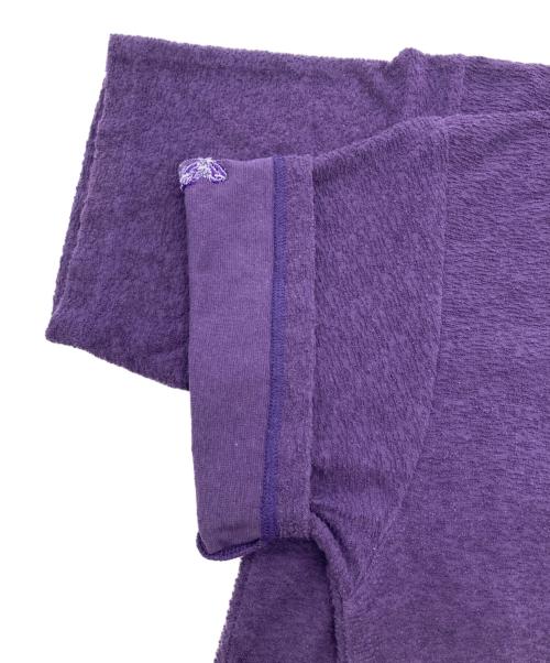 Needles（ニードルズ）Needles (ニードルズ) S/S Mock Neck Tee - Cotton Pile Jersey / モックネックティー パープル サイズ:SIZE Lの古着・服飾アイテム