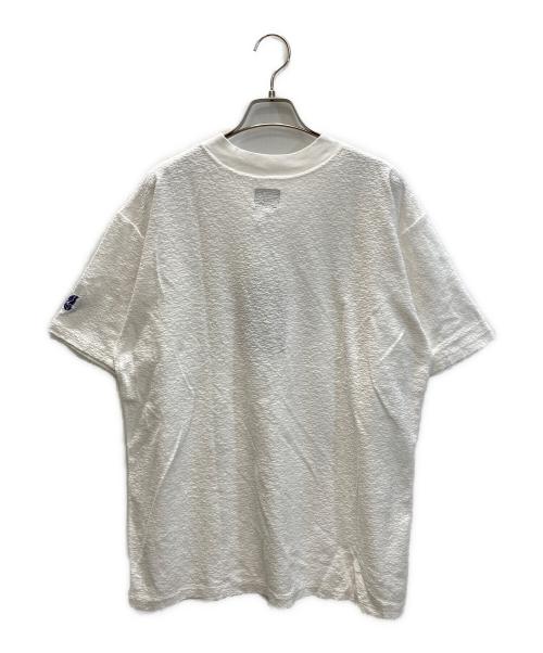 Needles（ニードルズ）Needles (ニードルズ) S/S Mock Neck Tee - Cotton Pile Jersey / モックネックティー ホワイト サイズ:SIZE Lの古着・服飾アイテム